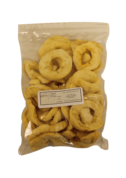 Dried Apple Rings Half Pound