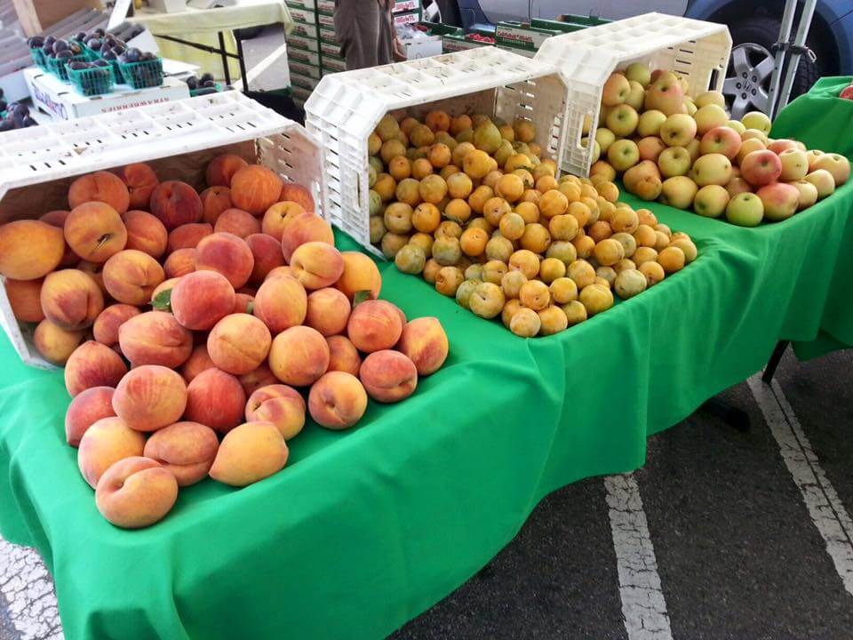 Peaches, Plums and Apples